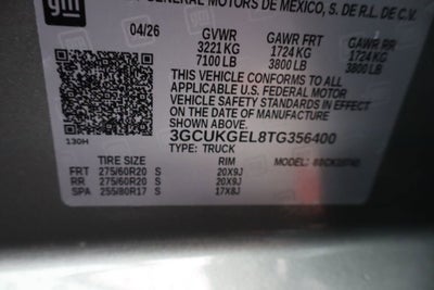 2026 Chevrolet Silverado 1500 LTZ