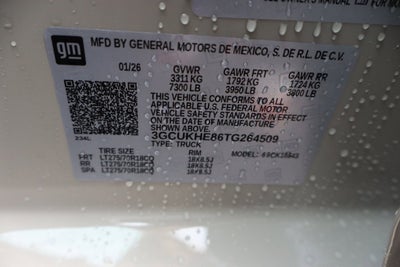 2026 Chevrolet Silverado 1500 ZR2