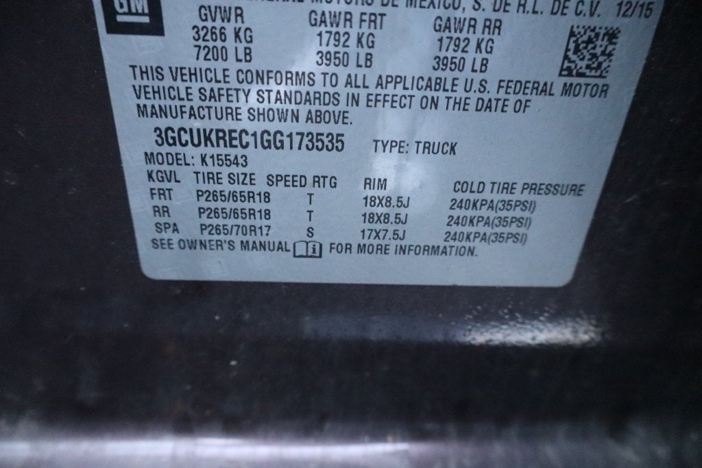 2016 Chevrolet Silverado 1500 LT