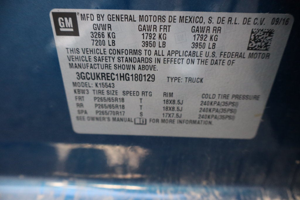 2017 Chevrolet Silverado 1500 LT