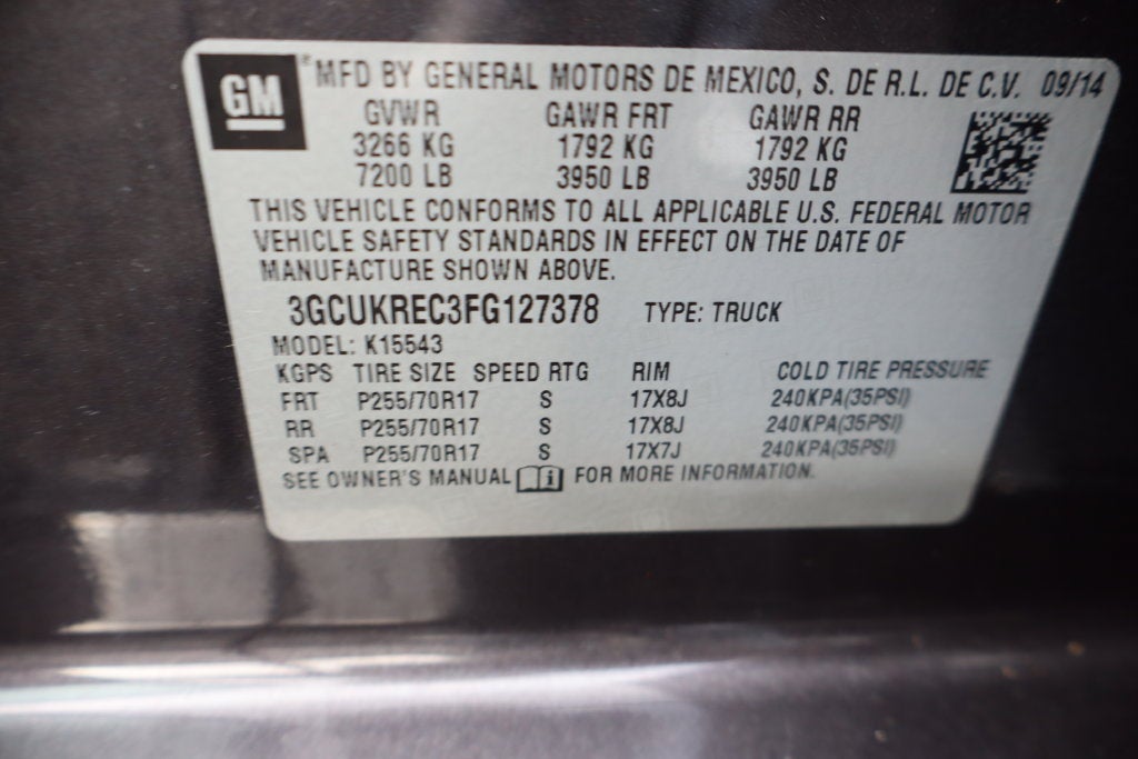 2015 Chevrolet Silverado 1500 Base