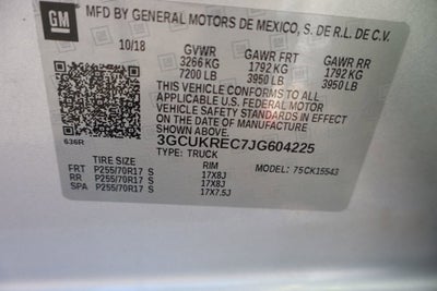 2018 Chevrolet Silverado 1500 LT