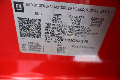 2018 Chevrolet Silverado 1500 LT
