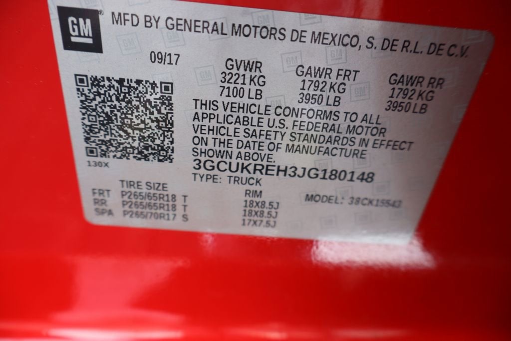 2018 Chevrolet Silverado 1500 LT
