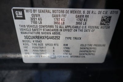 2015 Chevrolet Silverado 1500 LT
