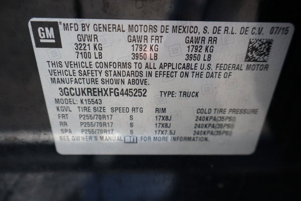 2015 Chevrolet Silverado 1500 LT