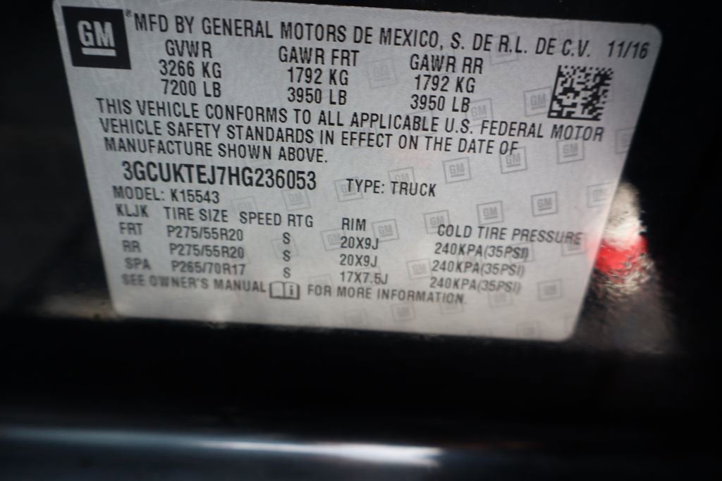 2017 Chevrolet Silverado 1500 High Country