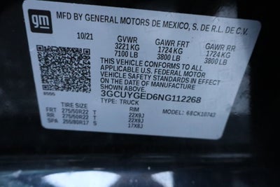 2022 Chevrolet Silverado 1500 LTD LTZ