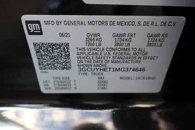 2021 Chevrolet Silverado 1500 High Country