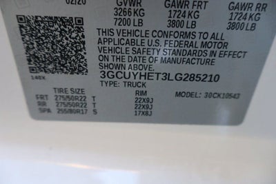 2020 Chevrolet Silverado 1500 High Country