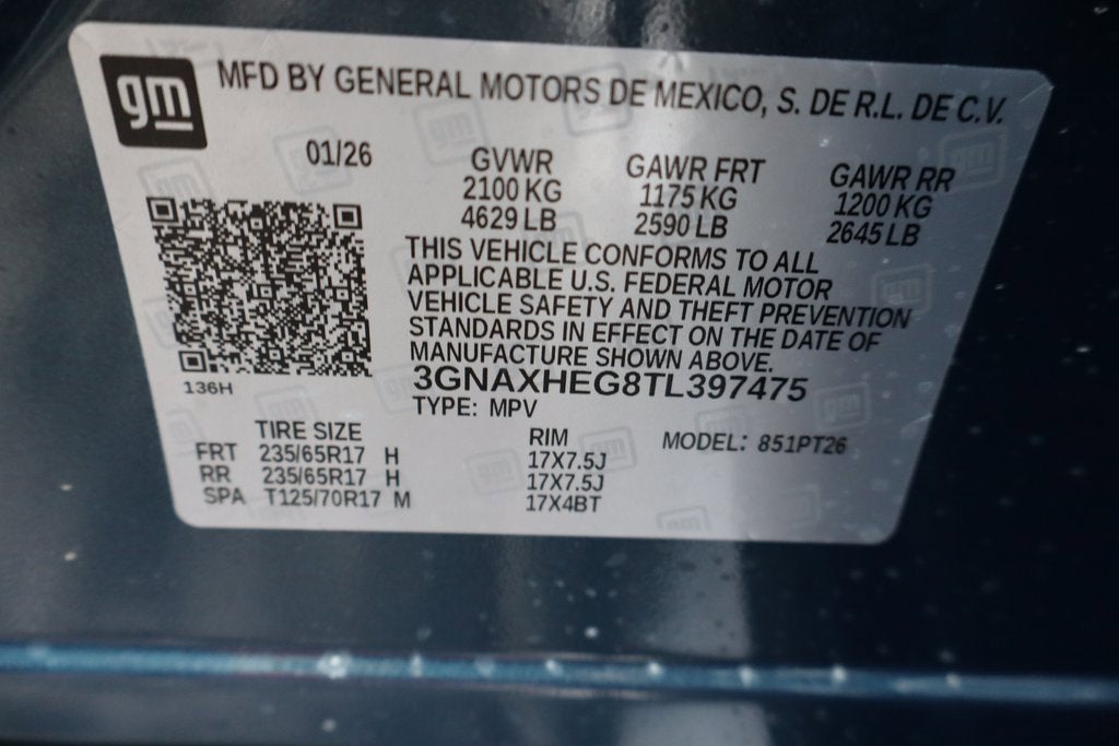 2026 Chevrolet Equinox LT