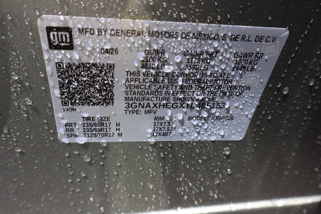 2026 Chevrolet Equinox Base