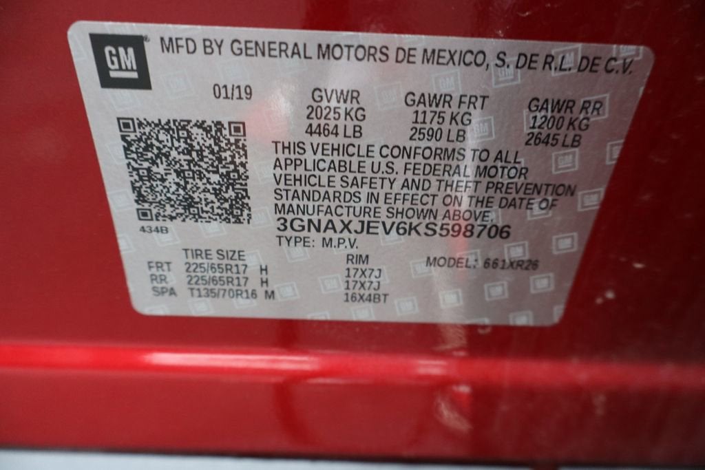 2019 Chevrolet Equinox Base