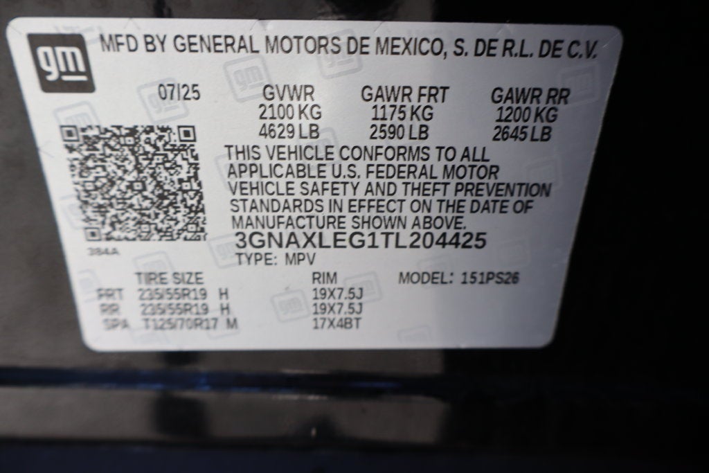 2026 Chevrolet Equinox RS