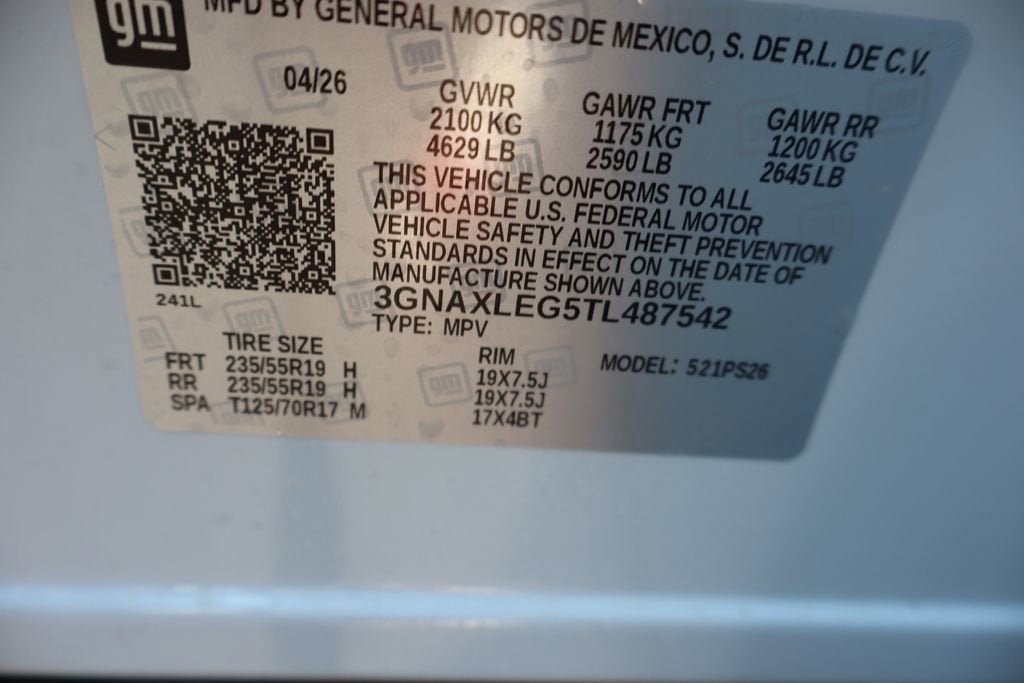 2026 Chevrolet Equinox RS
