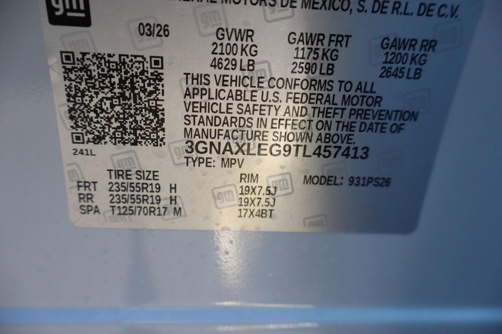 2026 Chevrolet Equinox RS
