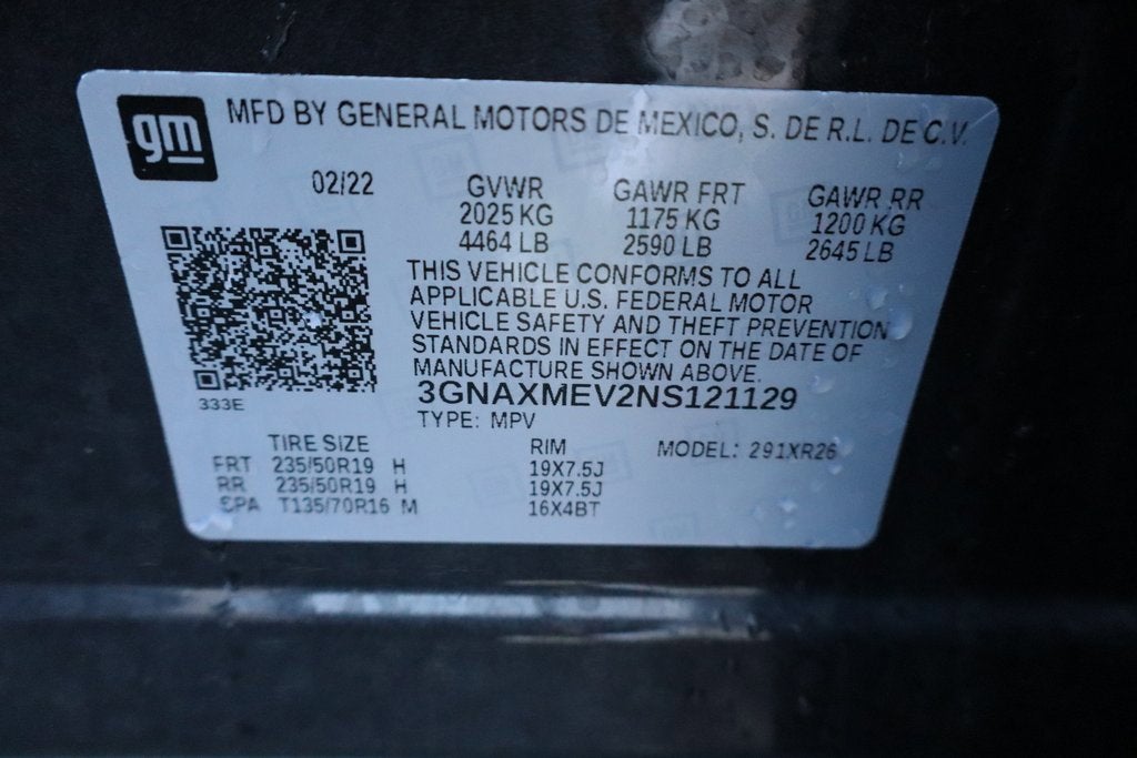 2022 Chevrolet Equinox RS