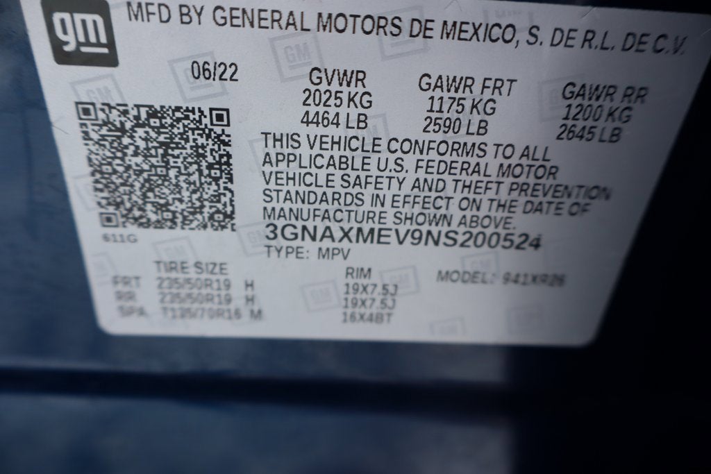 2022 Chevrolet Equinox RS