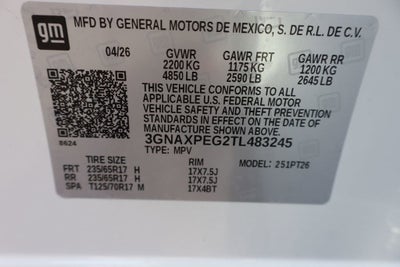2026 Chevrolet Equinox Base