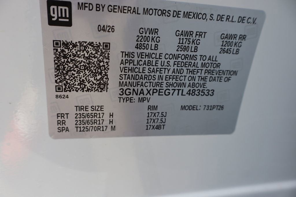 2026 Chevrolet Equinox LT