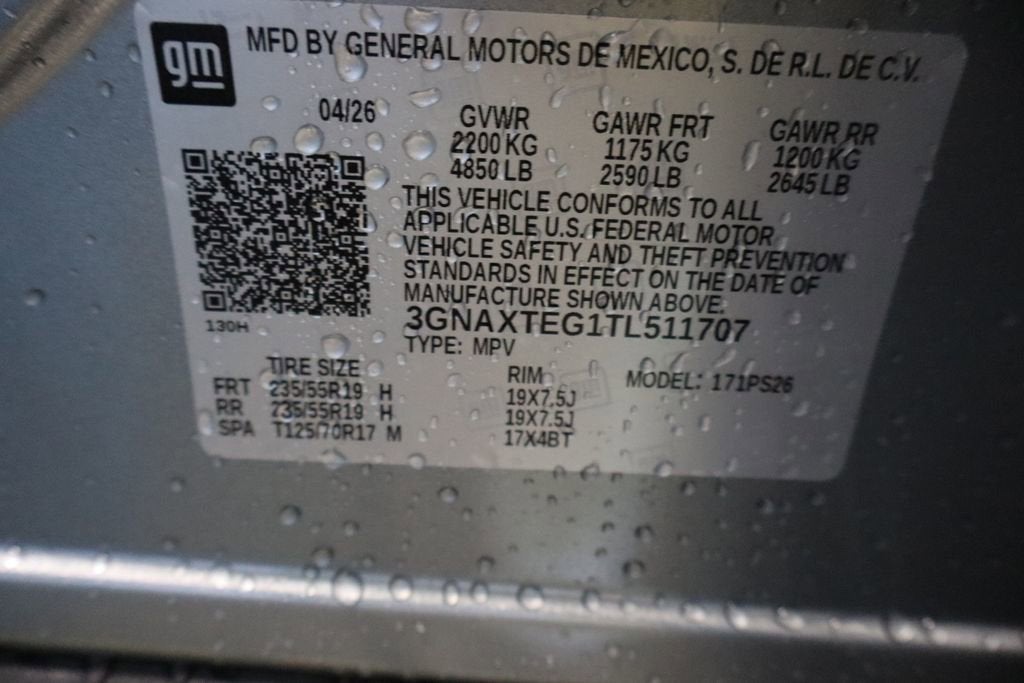 2026 Chevrolet Equinox RS