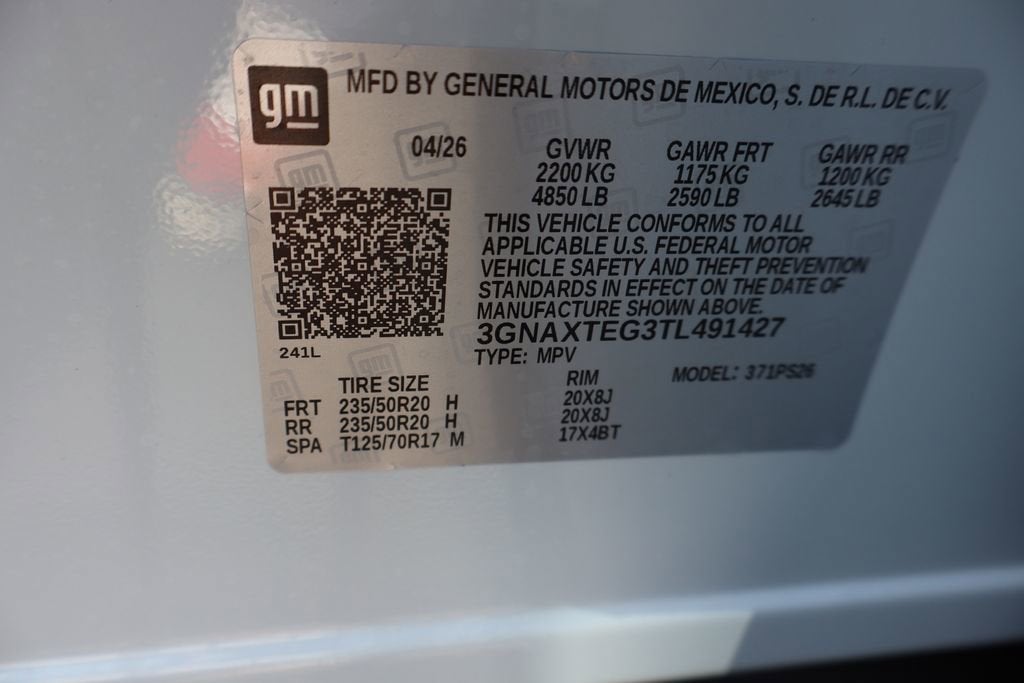 2026 Chevrolet Equinox RS