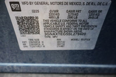 2025 Chevrolet Equinox AWD RS