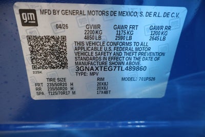2026 Chevrolet Equinox AWD RS