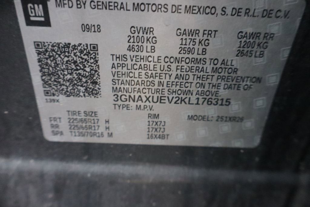 2019 Chevrolet Equinox LT