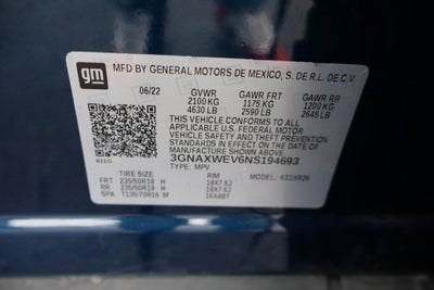 2022 Chevrolet Equinox RS