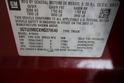 2017 GMC Sierra 1500 SLE