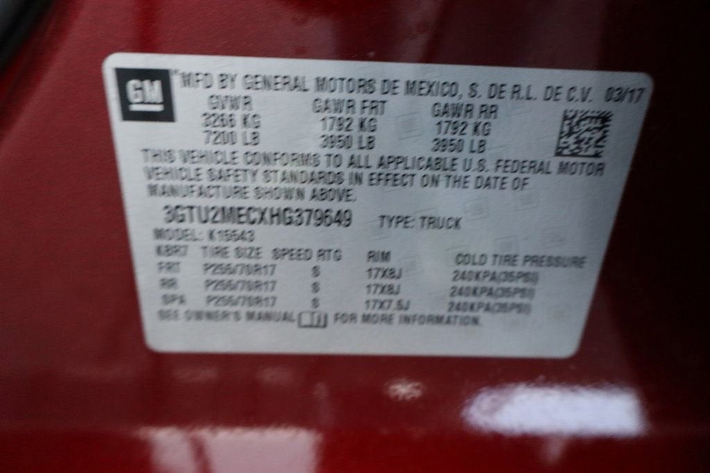 2017 GMC Sierra 1500 SLE