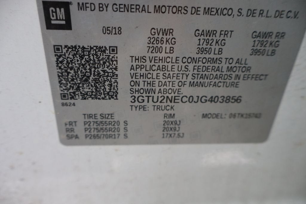 2018 GMC Sierra 1500 SLT