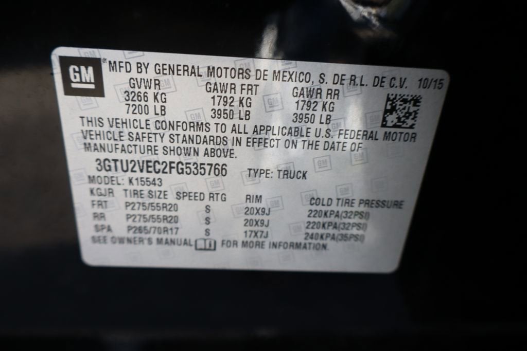 2015 GMC Sierra 1500 SLT