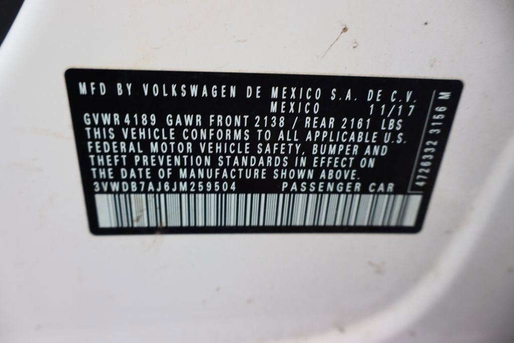 2018 Volkswagen Jetta 1.4T SE