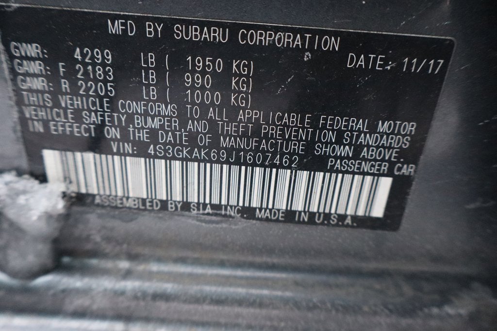 2018 Subaru Impreza Sport