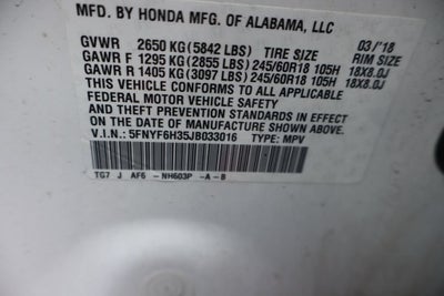 2018 Honda Pilot EX