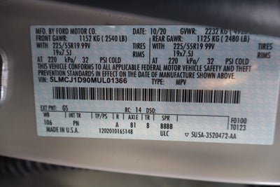 2021 Lincoln Corsair Standard