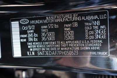 2023 Hyundai Santa Cruz Limited