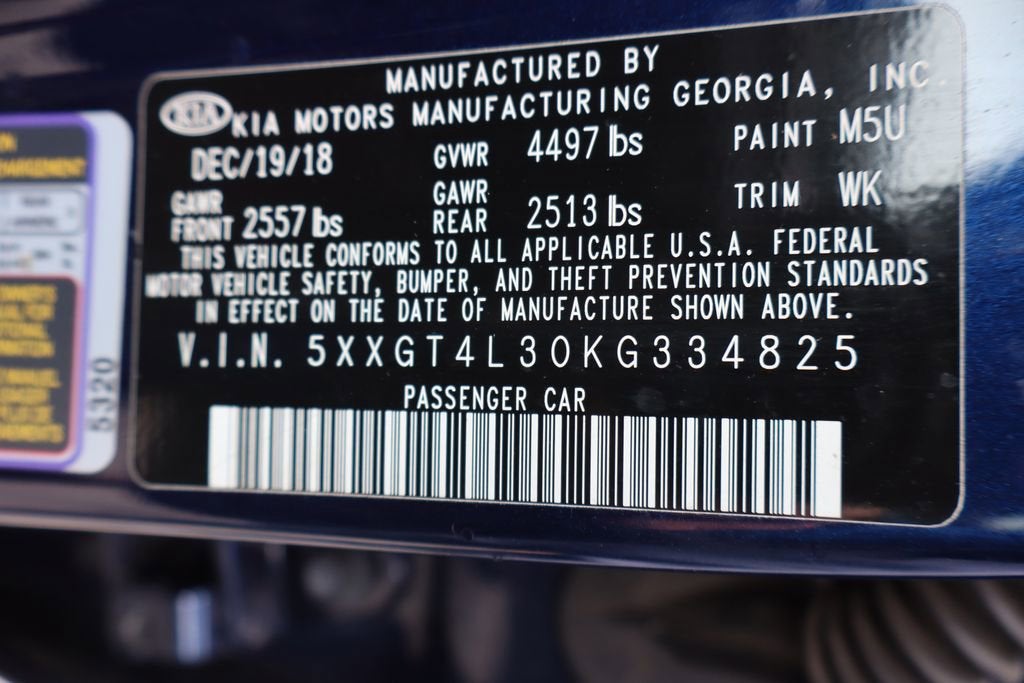 2019 Kia Optima S