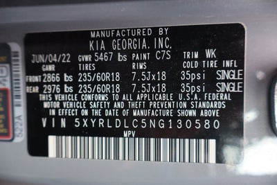 2022 Kia Sorento X-Line S