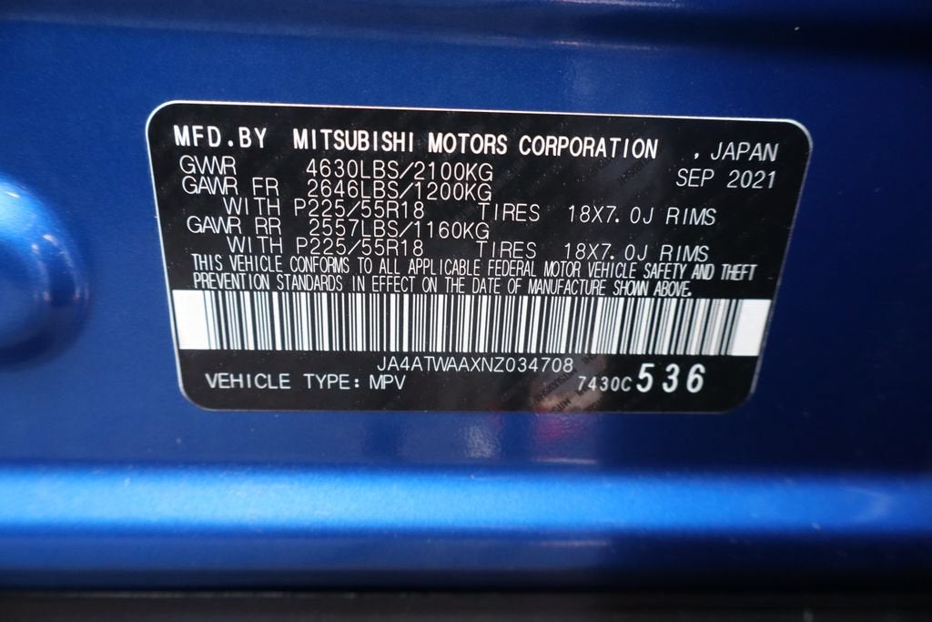 2022 Mitsubishi Eclipse Cross SE