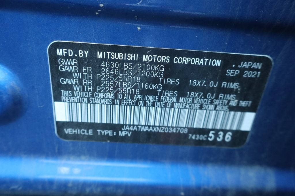 2022 Mitsubishi Eclipse Cross SE