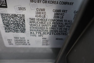 2026 Chevrolet Trax 2RS