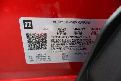 2026 Chevrolet Trax 2RS