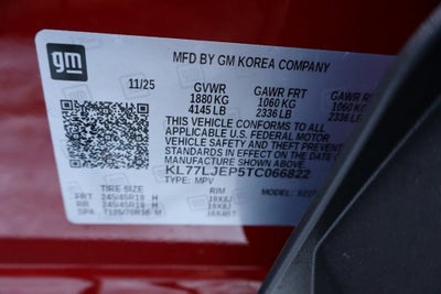 2026 Chevrolet Trax 2RS