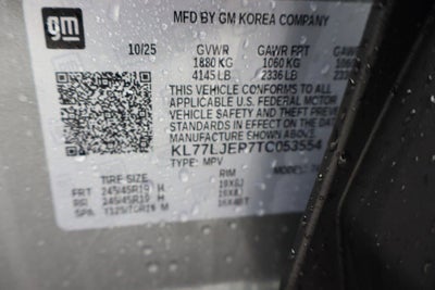 2026 Chevrolet Trax 2RS