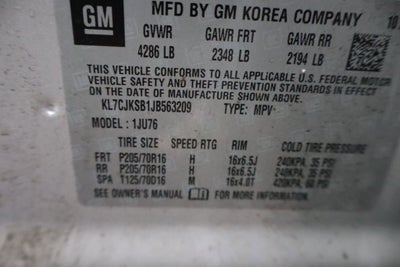 2018 Chevrolet Trax LS