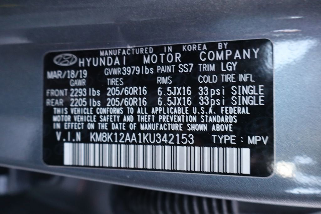 2019 Hyundai Kona SE