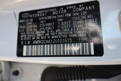 2018 Hyundai Kona SEL